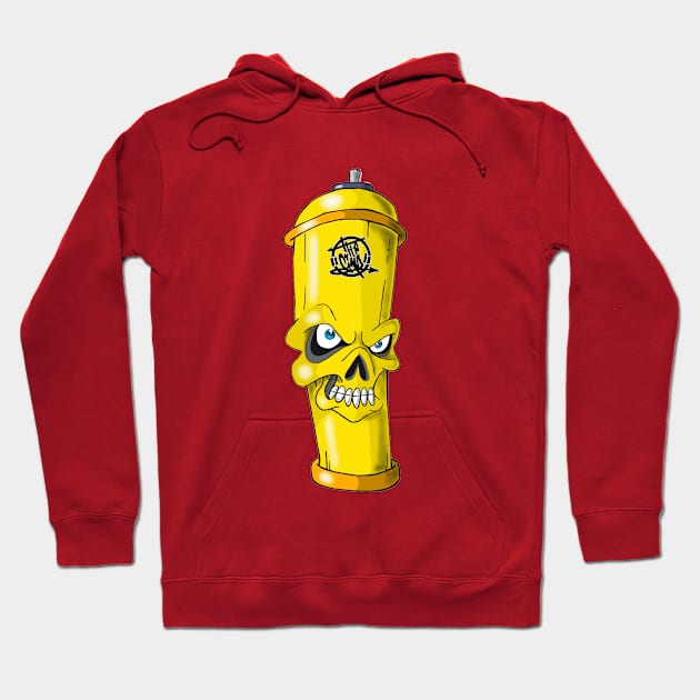 Yellow spray can Hoodie by TheEndDesign